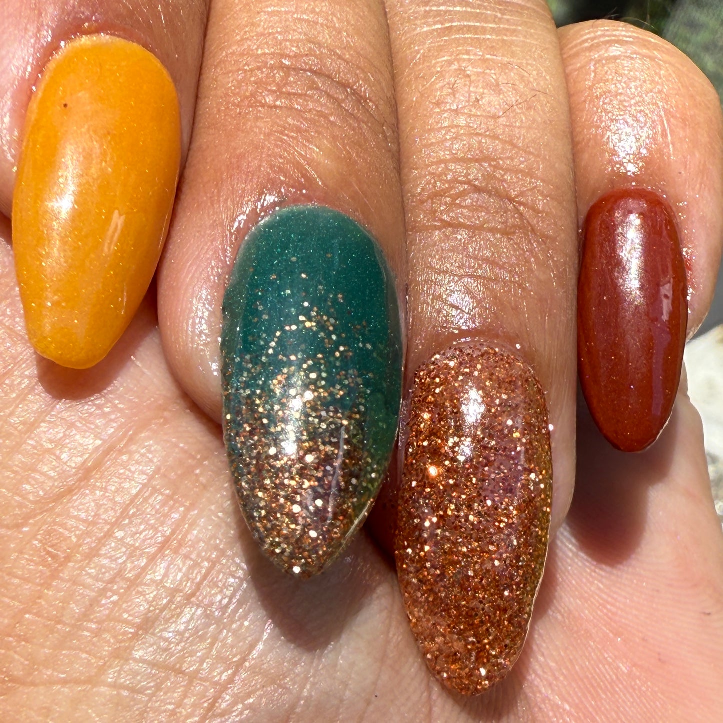 Spiced Pumpkin Nail Dip Powder