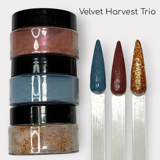 Velvet Harvest Nail Dip Powder Trio